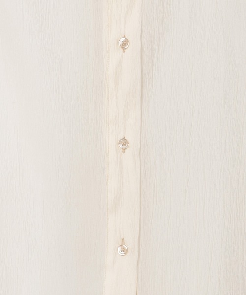 mysty woman(ミスティウーマン)の「シアーオーバーシャツ 315435(シャツ/ブラウス・レディース・ブラック/ライトピンク/ライトベージュ/グレー・FREE)」の20枚目の写真