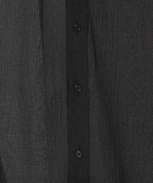 mysty woman(ミスティウーマン)の「シアーオーバーシャツ 315435(シャツ/ブラウス・レディース・ブラック/ライトピンク/ライトベージュ/グレー・FREE)」の21枚目の写真