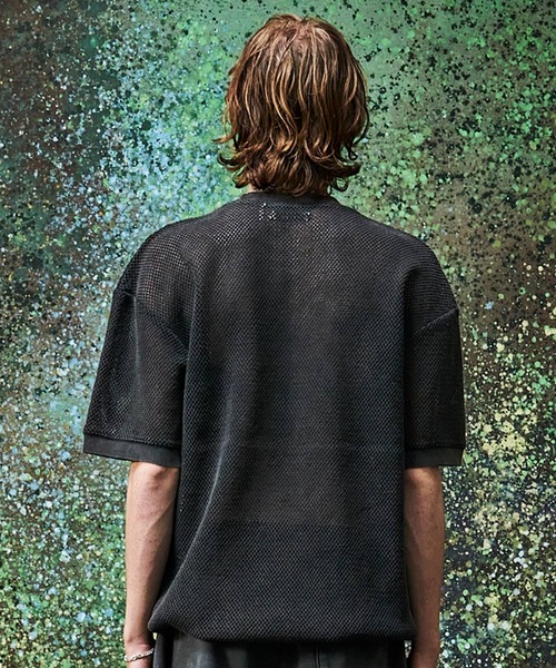 MSML（エムエスエムエル）の「MESH SHORT SLEEVE CUTSEW（Tシャツ/カットソー・メンズ・ライトブルー/ブラック・XL/L/M/S）」の15枚目の写真