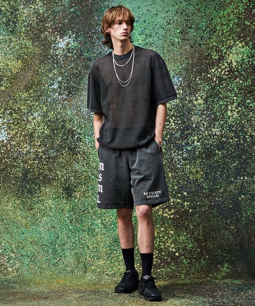 MSML（エムエスエムエル）の「MESH SHORT SLEEVE CUTSEW（Tシャツ/カットソー・メンズ・ライトブルー/ブラック・XL/L/M/S）」の11枚目の写真