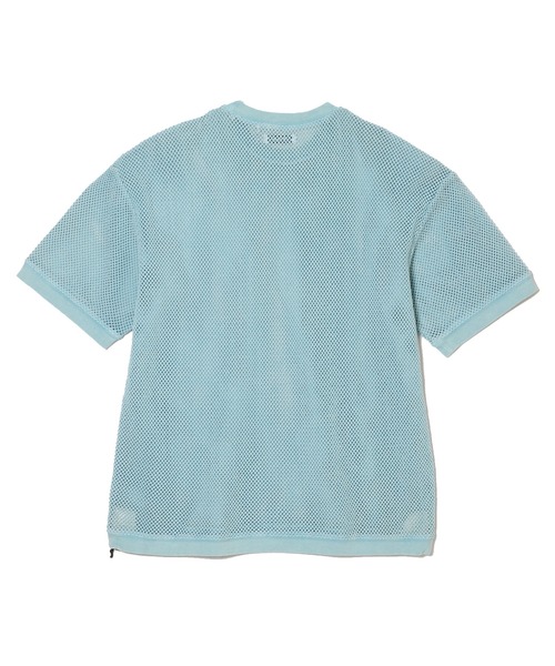 MSML（エムエスエムエル）の「MESH SHORT SLEEVE CUTSEW（Tシャツ/カットソー・メンズ・ライトブルー/ブラック・XL/L/M/S）」の4枚目の写真