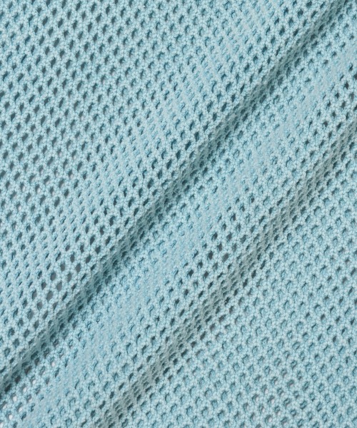 MSML（エムエスエムエル）の「MESH SHORT SLEEVE CUTSEW（Tシャツ/カットソー・メンズ・ライトブルー/ブラック・XL/L/M/S）」の5枚目の写真