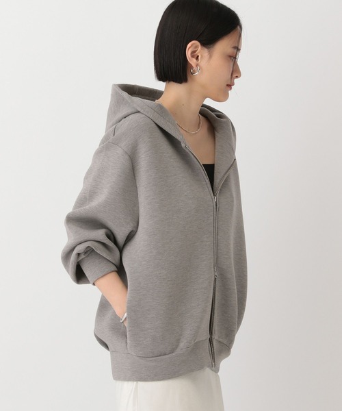 A part by（アパートバイ）の「フーディーブルゾン（ブルゾン・レディース・グレー/ベージュ系その他・MEDIUM/SMALL）」の5枚目の写真