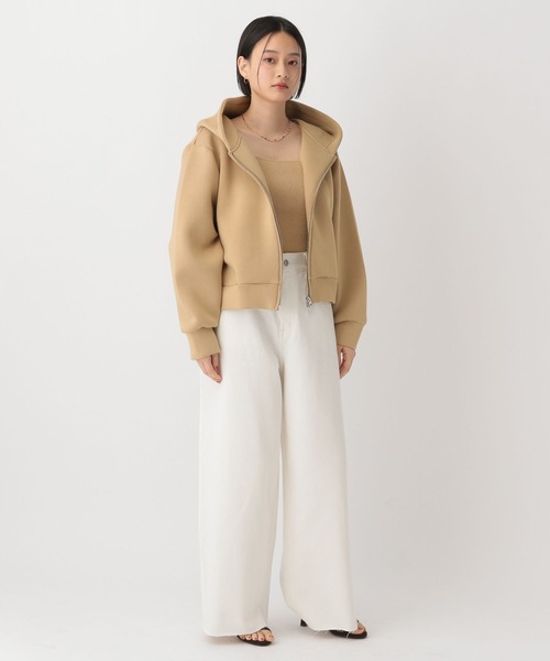 A part by（アパートバイ）の「フーディーブルゾン（ブルゾン・レディース・グレー/ベージュ系その他・MEDIUM/SMALL）」の13枚目の写真