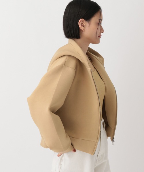 A part by（アパートバイ）の「フーディーブルゾン（ブルゾン・レディース・グレー/ベージュ系その他・MEDIUM/SMALL）」の10枚目の写真