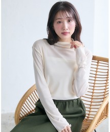 Petitjo | 小さいサイズ　シアーハイネックカットソー　低身長さん・小柄女性(Tシャツ/カットソー)