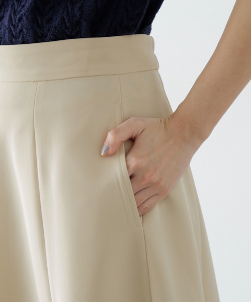 N.(N. Natural Beauty Basic)(エヌエヌナチュラルビューティーベーシック)の「ユースフルフレアスカート(スカート・レディース・チャコールグレー/ライトグリーン/ベージュ・MEDIUM/SMALL)」の18枚目の写真