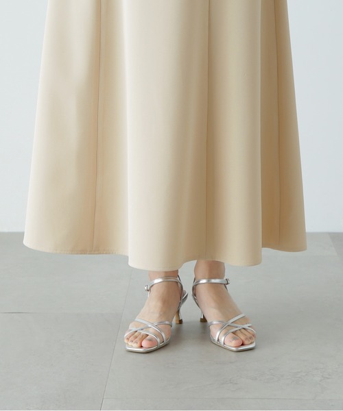 N.(N. Natural Beauty Basic)(エヌエヌナチュラルビューティーベーシック)の「ユースフルフレアスカート(スカート・レディース・チャコールグレー/ライトグリーン/ベージュ・MEDIUM/SMALL)」の19枚目の写真