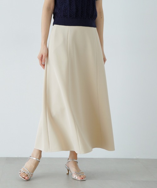 N.(N. Natural Beauty Basic)(エヌエヌナチュラルビューティーベーシック)の「ユースフルフレアスカート(スカート・レディース・チャコールグレー/ライトグリーン/ベージュ・MEDIUM/SMALL)」の14枚目の写真