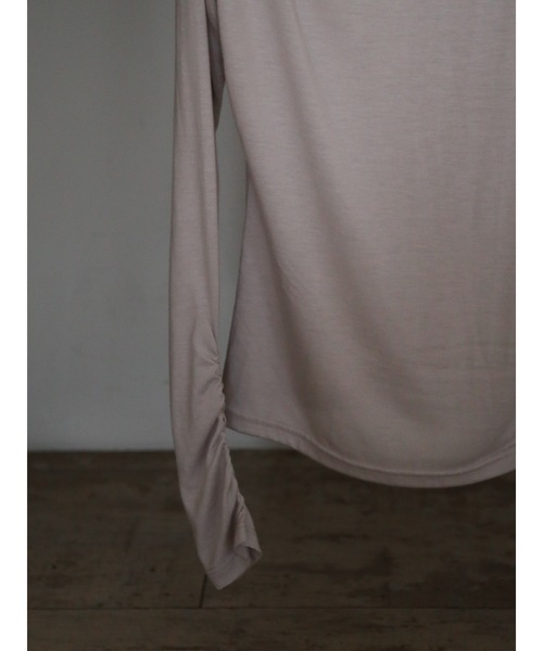 Katrin TOKYO(カトリーントーキョー)の「sheer shirring tee(Tシャツ/カットソー・レディース・イエロー/ホワイト/モーブ系・FREE/XS)」の10枚目の写真