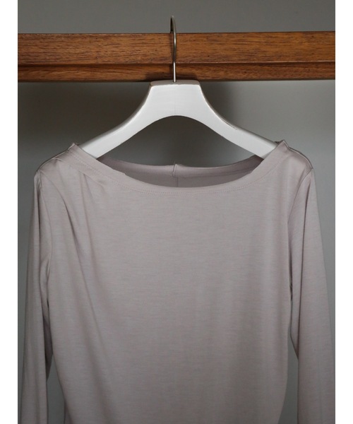 Katrin TOKYO(カトリーントーキョー)の「sheer shirring tee(Tシャツ/カットソー・レディース・イエロー/ホワイト/モーブ系・FREE/XS)」の9枚目の写真