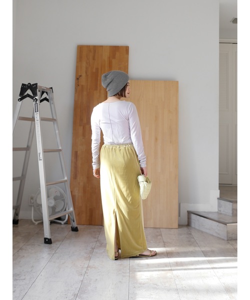 Katrin TOKYO(カトリーントーキョー)の「sheer shirring tee(Tシャツ/カットソー・レディース・イエロー/ホワイト/モーブ系・FREE/XS)」の14枚目の写真