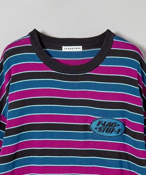 F-LAGSTUF-F(フラグスタフ)の「23AW-FS-30 STRIPE LS COTTON SWEATER(Tシャツ/カットソー・メンズ・グリーン/ブルー・MEDIUM/X-LARGE/LARGE)」の16枚目の写真