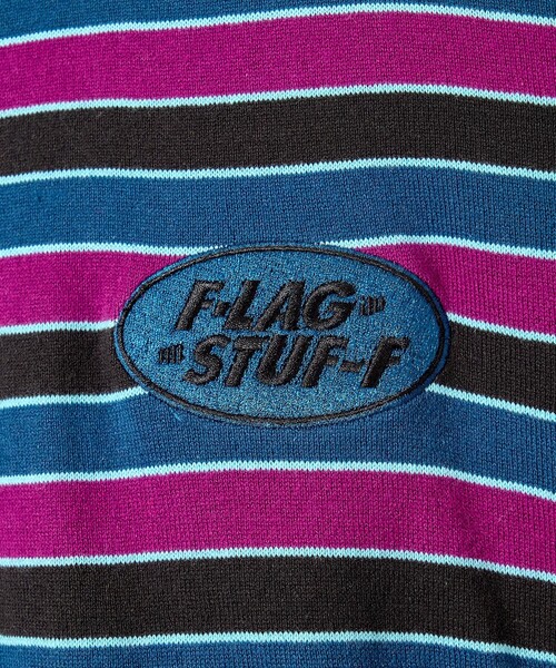 F-LAGSTUF-F(フラグスタフ)の「23AW-FS-30 STRIPE LS COTTON SWEATER(Tシャツ/カットソー・メンズ・グリーン/ブルー・MEDIUM/X-LARGE/LARGE)」の17枚目の写真