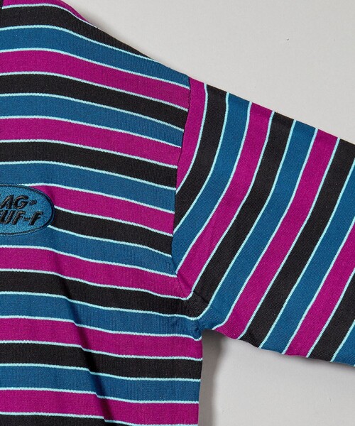 F-LAGSTUF-F(フラグスタフ)の「23AW-FS-30 STRIPE LS COTTON SWEATER(Tシャツ/カットソー・メンズ・グリーン/ブルー・MEDIUM/X-LARGE/LARGE)」の18枚目の写真