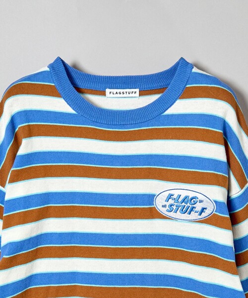 F-LAGSTUF-F(フラグスタフ)の「23AW-FS-30 STRIPE LS COTTON SWEATER(Tシャツ/カットソー・メンズ・グリーン/ブルー・MEDIUM/X-LARGE/LARGE)」の22枚目の写真