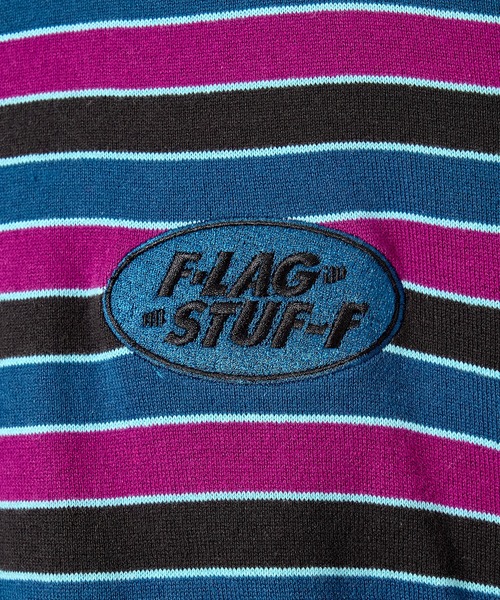 F-LAGSTUF-F(フラグスタフ)の「23AW-FS-30 STRIPE LS COTTON SWEATER(Tシャツ/カットソー・メンズ・グリーン/ブルー・MEDIUM/X-LARGE/LARGE)」の9枚目の写真