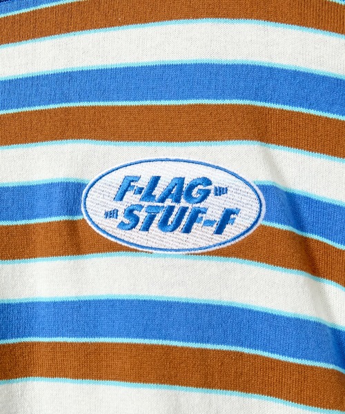 F-LAGSTUF-F(フラグスタフ)の「23AW-FS-30 STRIPE LS COTTON SWEATER(Tシャツ/カットソー・メンズ・グリーン/ブルー・MEDIUM/X-LARGE/LARGE)」の14枚目の写真
