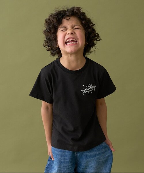 b・ROOM(ビールーム)の「【カイテキ天竺】選べる8パターンオリジナルプリントTシャツ(Tシャツ/カットソー・キッズ・ターコイズブルー/ブラック/トップグレー/パープル/ダークグリーン/オフホワイト/レッド/ライトベージュ・120cm/130cm/110cm/100cm/140cm/150cm)」の13枚目の写真