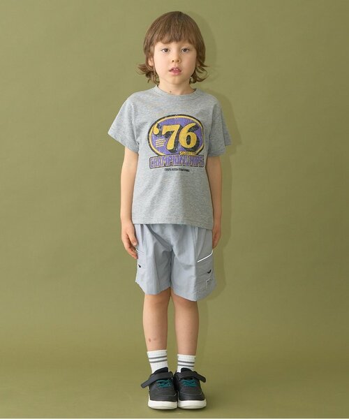 b・ROOM(ビールーム)の「【カイテキ天竺】選べる8パターンオリジナルプリントTシャツ(Tシャツ/カットソー・キッズ・ターコイズブルー/ブラック/トップグレー/パープル/ダークグリーン/オフホワイト/レッド/ライトベージュ・120cm/130cm/110cm/100cm/140cm/150cm)」の18枚目の写真