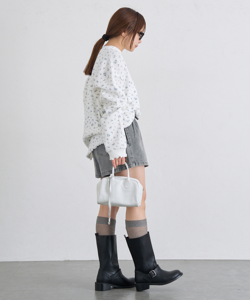 One Tea spoon(ワンティースプーン)の「ONE TEA SPOON /ワンティースプーン ISLAND BLUE DENIM BOXER ショートパンツ(その他パンツ・レディース・ブルー・FREE)」の5枚目の写真