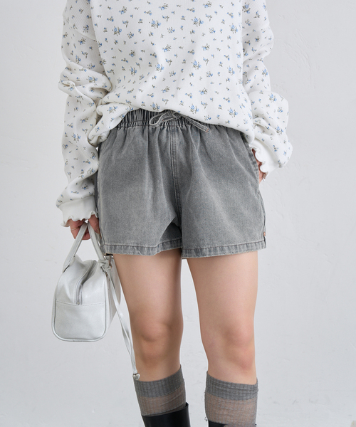 One Tea spoon(ワンティースプーン)の「ONE TEA SPOON /ワンティースプーン ISLAND BLUE DENIM BOXER ショートパンツ(その他パンツ・レディース・ブルー・FREE)」の10枚目の写真