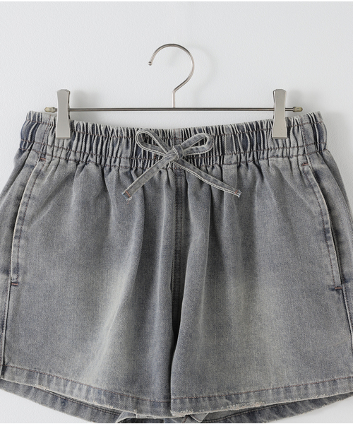 One Tea spoon(ワンティースプーン)の「ONE TEA SPOON /ワンティースプーン ISLAND BLUE DENIM BOXER ショートパンツ(その他パンツ・レディース・ブルー・FREE)」の14枚目の写真