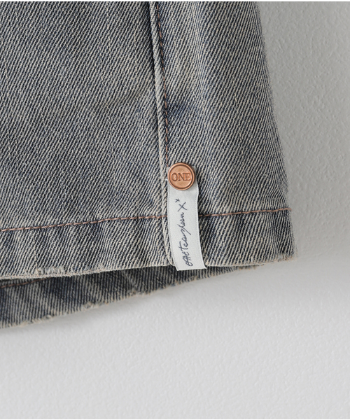 One Tea spoon(ワンティースプーン)の「ONE TEA SPOON /ワンティースプーン ISLAND BLUE DENIM BOXER ショートパンツ(その他パンツ・レディース・ブルー・FREE)」の17枚目の写真