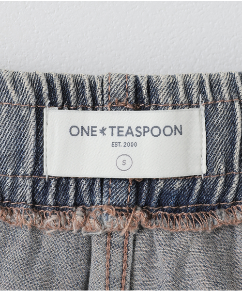 One Tea spoon(ワンティースプーン)の「ONE TEA SPOON /ワンティースプーン ISLAND BLUE DENIM BOXER ショートパンツ(その他パンツ・レディース・ブルー・FREE)」の19枚目の写真