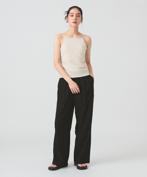 Ray BEAMS（レイビームス）の「チュール ジャガード カップ キャミソール（キャミソール・レディース・オフホワイト/ブラック/ピンク・ONE SIZE）」の21枚目の写真