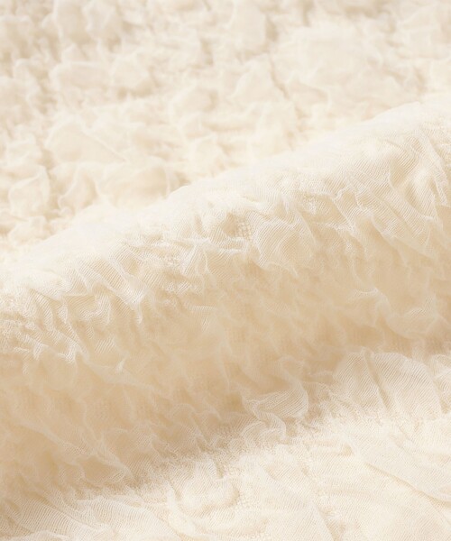 Ray BEAMS（レイビームス）の「チュール ジャガード カップ キャミソール（キャミソール・レディース・オフホワイト/ブラック/ピンク・ONE SIZE）」の11枚目の写真