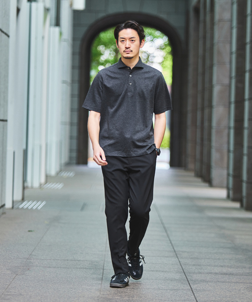 EDIFICE（エディフィス）の「《再入荷》"抗菌防臭＆シワ防止機能" ワルツ ツイル テーパードパンツ（スラックス・メンズ・ベージュ/ネイビー/ブラウン/ブラック・MEDIUM/SMALL/X-SMALL/LARGE/X-LARGE/XX-LARGE）」の14枚目の写真