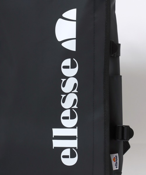 ellesse(エレッセ)の「ellesse(エレッセ)ブランドロゴプリント ターポリンスクエアボックスバックパック/リュックサック(バックパック/リュック・メンズ・ブラック×ホワイト/ブラック×ブラック・FREE)」の11枚目の写真