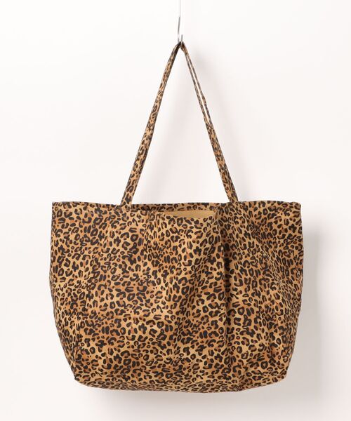Anthe(アンテ)の「【Anthe】 / レオパードBIG TOTE / ant-000025(トートバッグ・レディース・グレー/ベージュ・ONESIZE)」の1枚目の写真