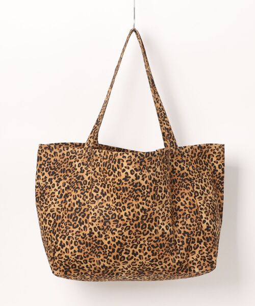 Anthe(アンテ)の「【Anthe】 / レオパードBIG TOTE / ant-000025(トートバッグ・レディース・グレー/ベージュ・ONESIZE)」の3枚目の写真