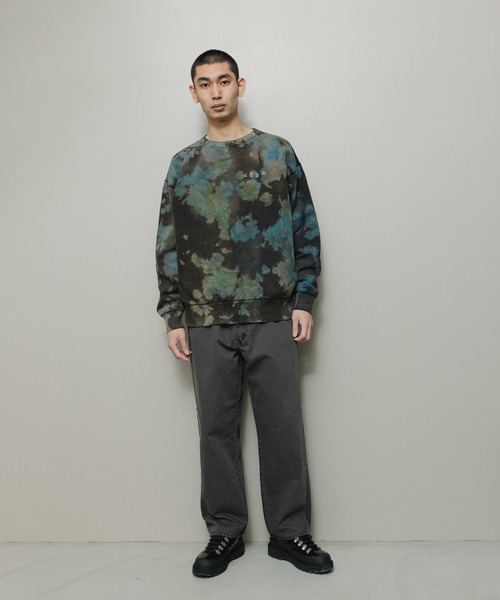 bal（バル）の「LOGO TIE DYE CREW by YUKIDYE（スウェット・メンズ・ブラック・2/0/3/1）」の10枚目の写真