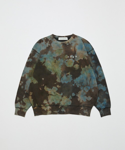 BAL(バル)　LOGO TIE DYE CREW by YUKIDYE LOGO TIE DYE CREW by YUKIDYE / BLACK | BAL(バル) | SWEAT