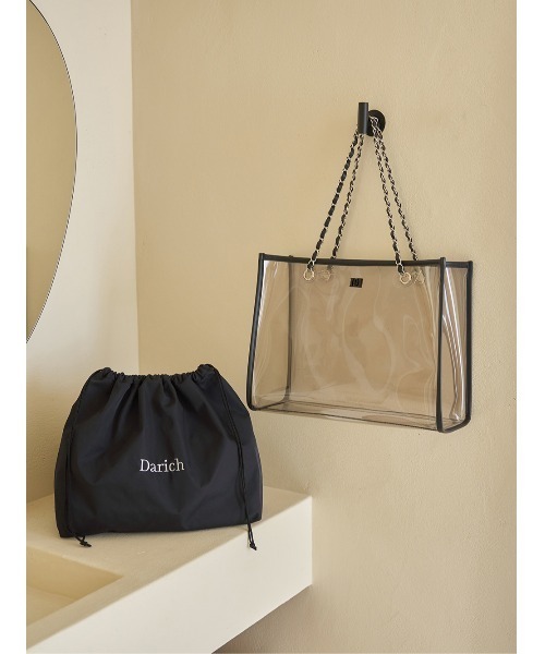 Darich（ダーリッチ）の「DDロゴクリアボストンバッグ（ボストンバッグ・レディース・ブラック・FREE）」の2枚目の写真