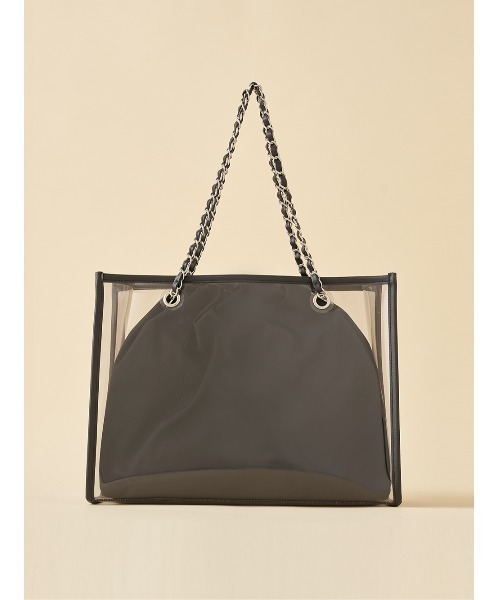 Darich（ダーリッチ）の「DDロゴクリアボストンバッグ（ボストンバッグ・レディース・ブラック・FREE）」の7枚目の写真