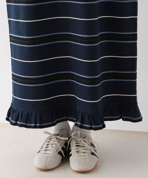 POLO BCS（ポロ ビーシーエス）の「＜POLO BCS/ポロ・ビーシーエス＞別注ＰＯＬＯ／ボーダーポロＯＰ（ワンピース・レディース・ブラウン/ネイビー・FREE）」の22枚目の写真