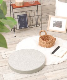 LBC（エルビーシー）の「ラウンド スラブ&パイルシートクッション H4cm（クッション/クッションカバー）」