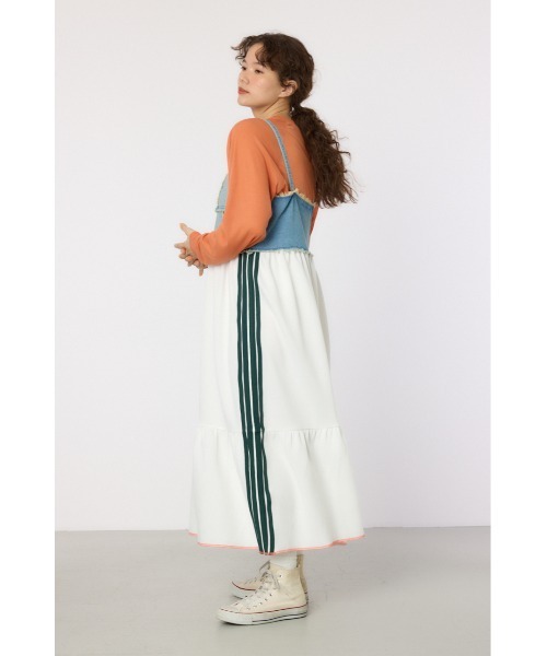 ロデオクラウンズ ワイドボウル（RODEO CROWNS WIDE BOWL）/カスタムトラックティアードワンピース カスタムトラックティアードワンピース（ワンピース）｜RODEO CROWNS