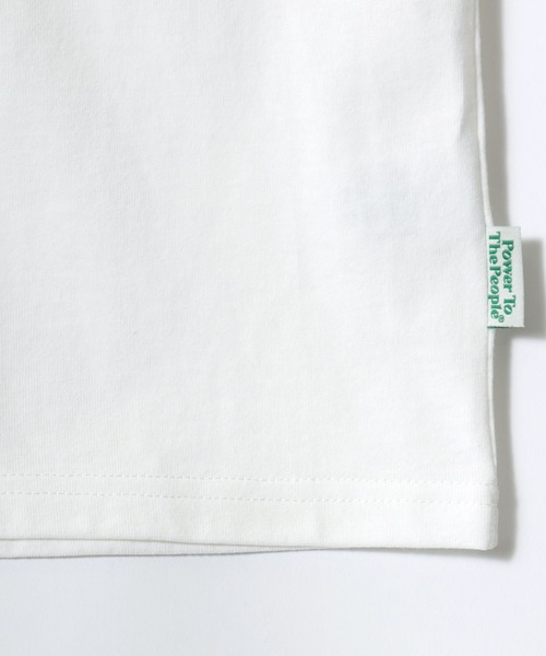 POWER TO THE PEOPLE（パワートゥーザピープル）の「POWER TO THE PEOPLE/パワートゥザピープル ゴースト 猫 犬 ロゴ ワンポイント刺繍 ポケット 半袖Tシャツ/レディース メンズ（Tシャツ/カットソー・レディース・ホワイト系その他2/ブラック系その他2/ピンク/ブルー/ホワイト系その他/ブラック系その他/ブラック/ネイビー/ホワイト・LL/M/L）」の10枚目の写真