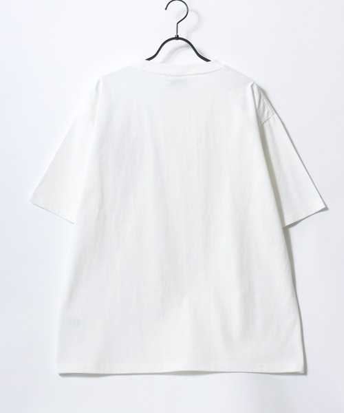 POWER TO THE PEOPLE（パワートゥーザピープル）の「POWER TO THE PEOPLE/パワートゥザピープル ゴースト 猫 犬 ロゴ ワンポイント刺繍 ポケット 半袖Tシャツ/レディース メンズ（Tシャツ/カットソー・レディース・ホワイト系その他2/ブラック系その他2/ピンク/ブルー/ホワイト系その他/ブラック系その他/ブラック/ネイビー/ホワイト・LL/M/L）」の14枚目の写真