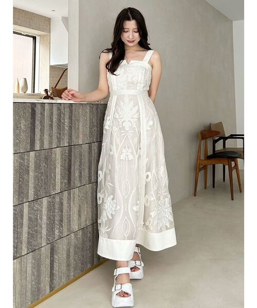 MERCURYDUO（マーキュリーデュオ）の「カットワークレースキャミ