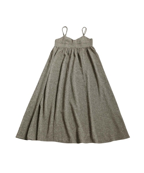 antiqua(アンティカ)の「サマーツイードキャミワンピ(ワンピース・レディース・ブラウン/ブラック・ONESIZE)」の12枚目の写真