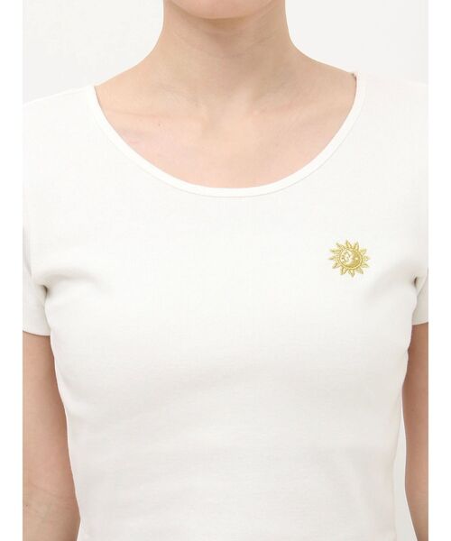 EVRIS（エヴリス）の「SUNNYショートTシャツ（Tシャツ/カットソー・レディース・ブラック/イエロー/ホワイト/グレー・FREE）」の17枚目の写真