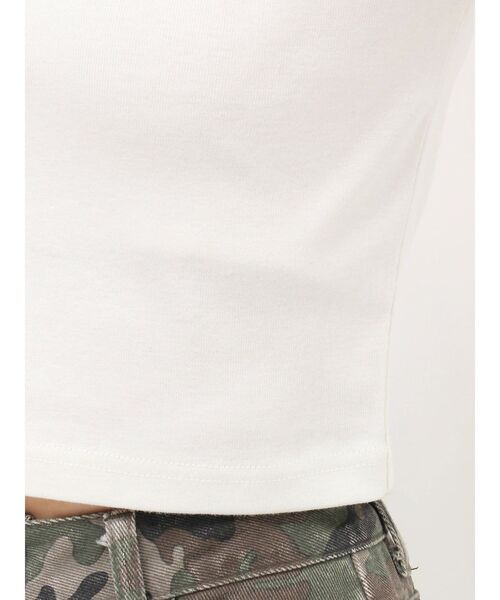 EVRIS（エヴリス）の「SUNNYショートTシャツ（Tシャツ/カットソー・レディース・ブラック/イエロー/ホワイト/グレー・FREE）」の19枚目の写真