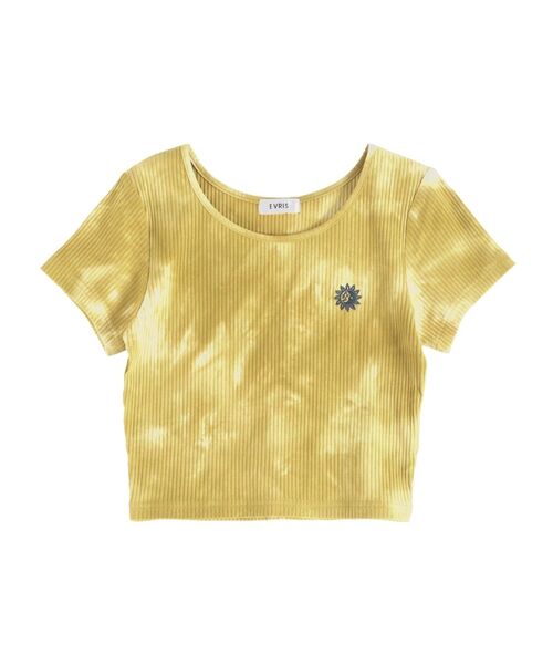 EVRIS（エヴリス）の「SUNNYショートTシャツ（Tシャツ/カットソー・レディース・ブラック/イエロー/ホワイト/グレー・FREE）」の7枚目の写真