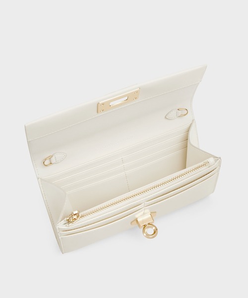 ★CHARLES&KEITH★Lennie Chain Clip チェーンウォレット/送料込 Lennie レニー チェーンハンドルウォレット（財布）｜CHARLES